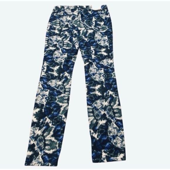 Madewell Womens Multi Brushstroke Splatter Print Shinny Skinny Jeans Size 23x32 - Picture 2 of 6